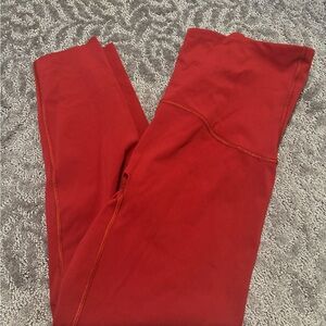 SPANX crimson  Red Booty Boost Leggings